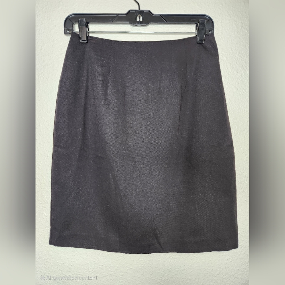 Christy Girl Black Pencil Skirt Knee-Length Work Size 10